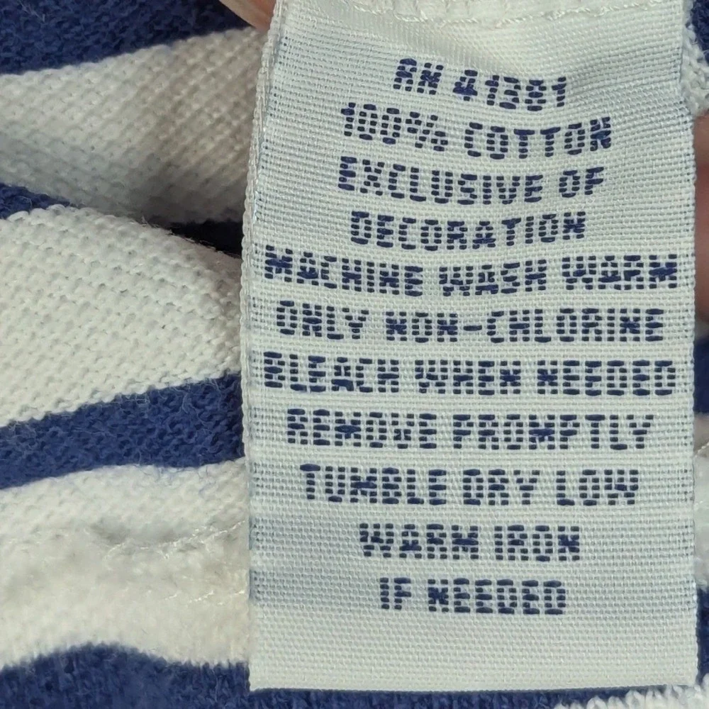 Polo Ralph Lauren Mens XL Custom Fit Striped Polo Shirt White Navy Blue Cotton